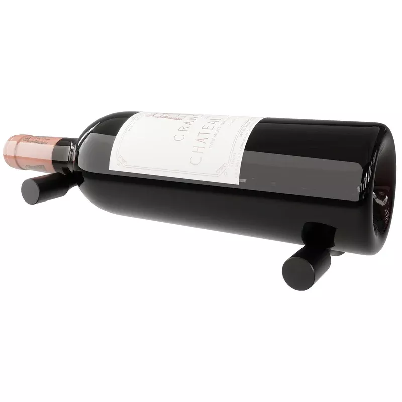 1 bottle label facing display with pegs