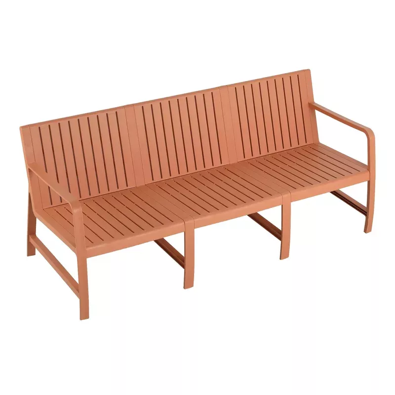 1 piece indoor / outdoor 3 seater sofa uv-resistant waterproof and durable