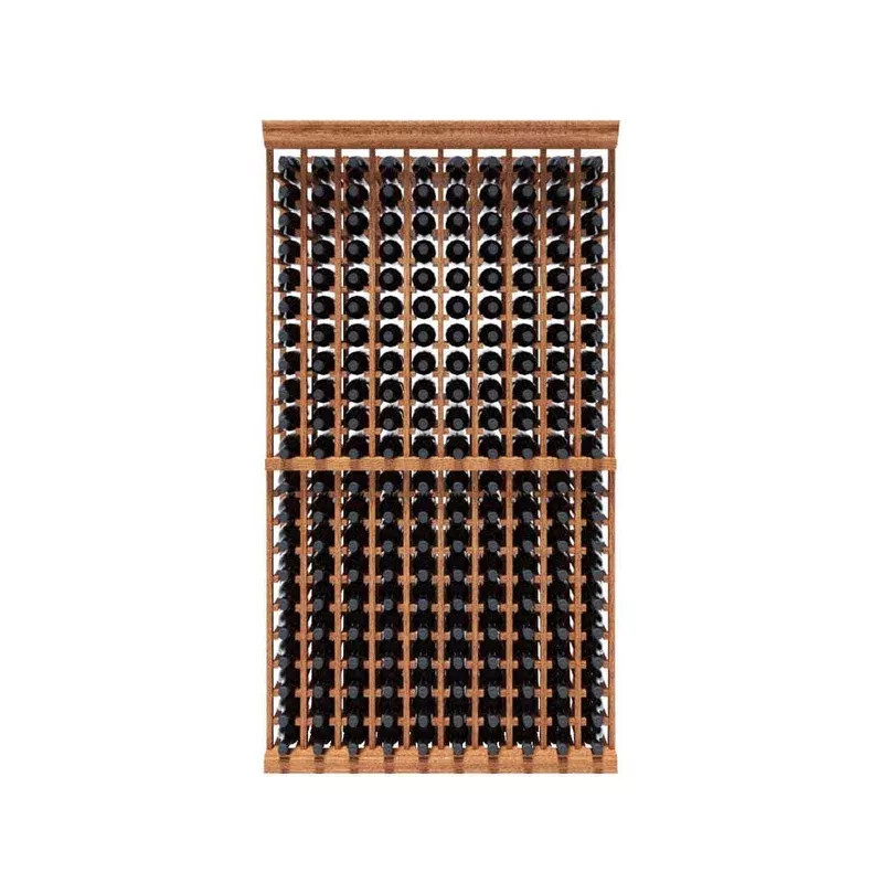 10-column wine rack kit210 bottle capacity (7ft)