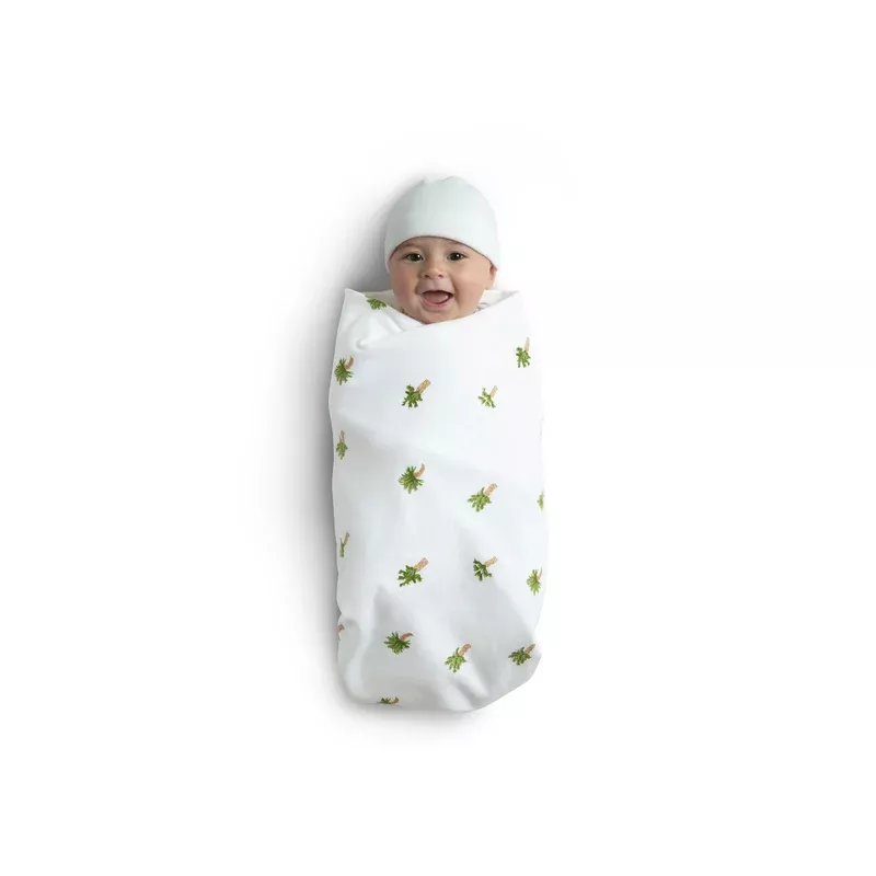100% cotton flannel baby receiving blankets – 4 pack