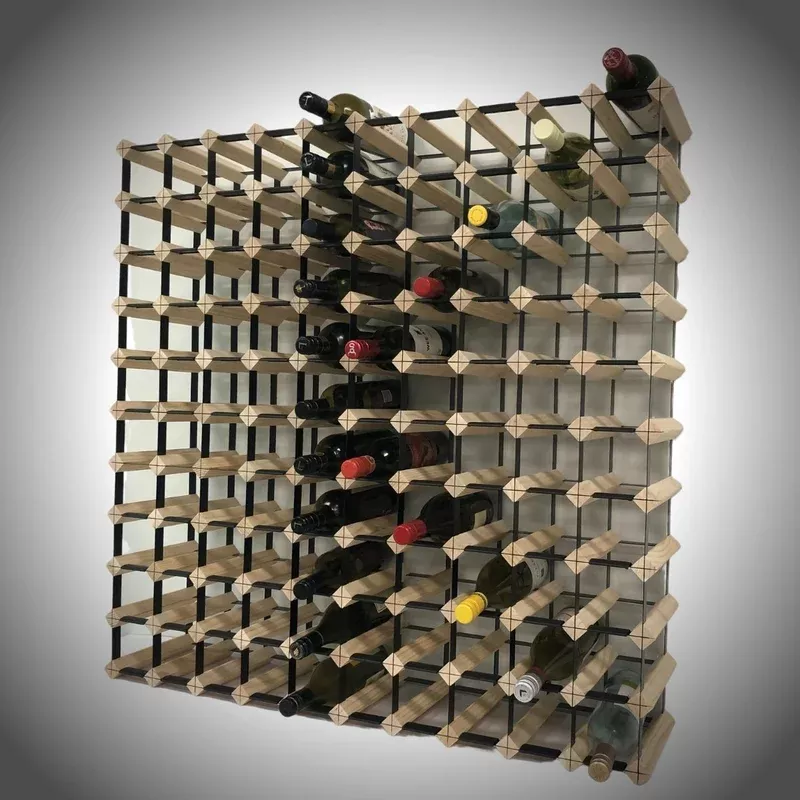 110-bottle timber wine rack 1010 configuration