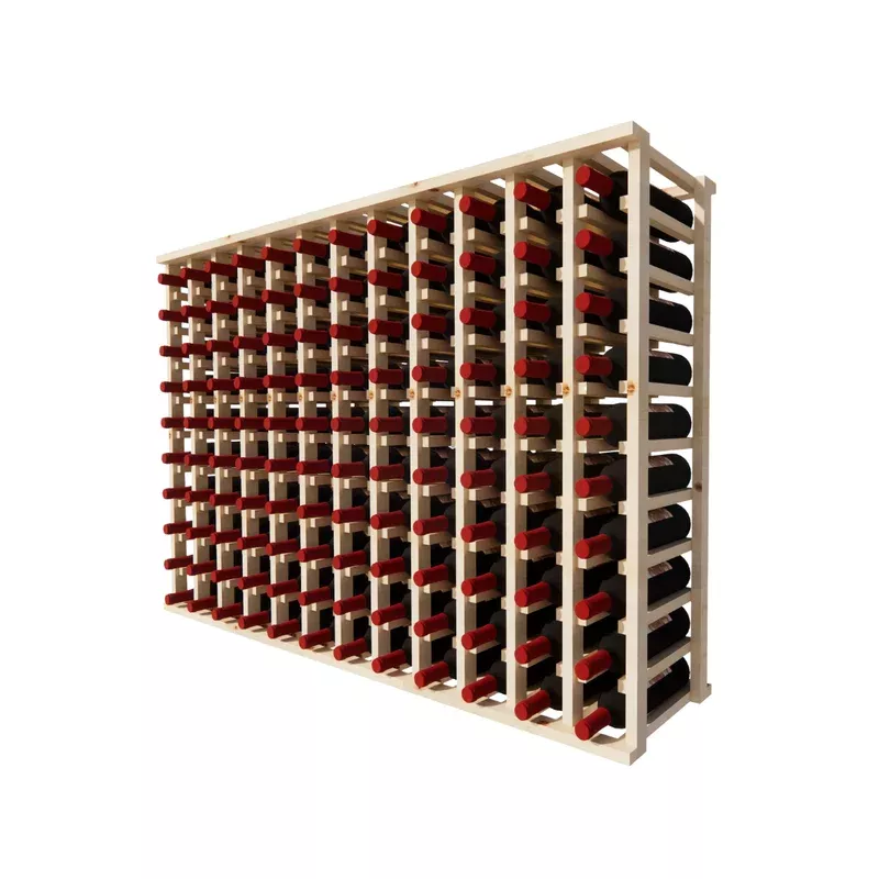 12 column pine upper wine rack