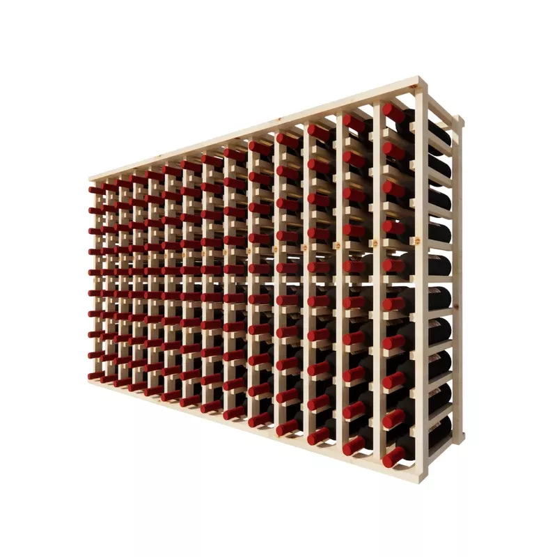 14 column pine upper wine rack