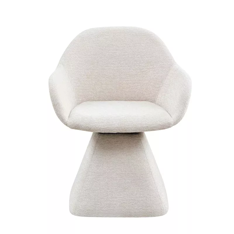 180 rotating accent chair for living room – beige