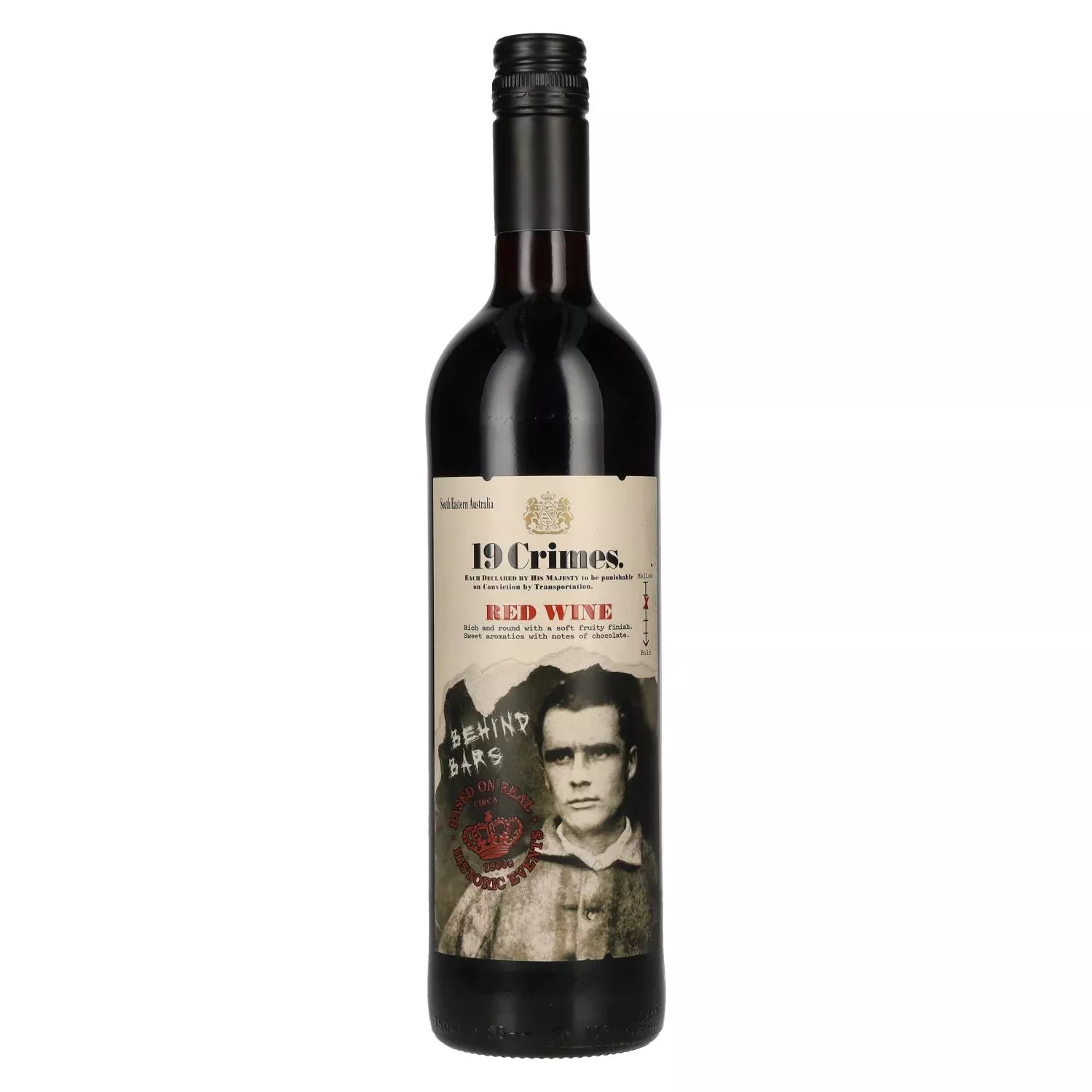 19 Crimes Behind Bars Red Wine 13,5% Vol. 0,75l
