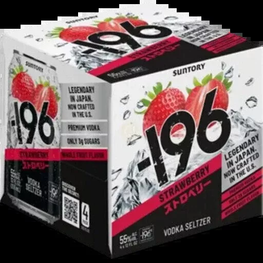 -196 Suntory Straberry 4 Pack 355 ML