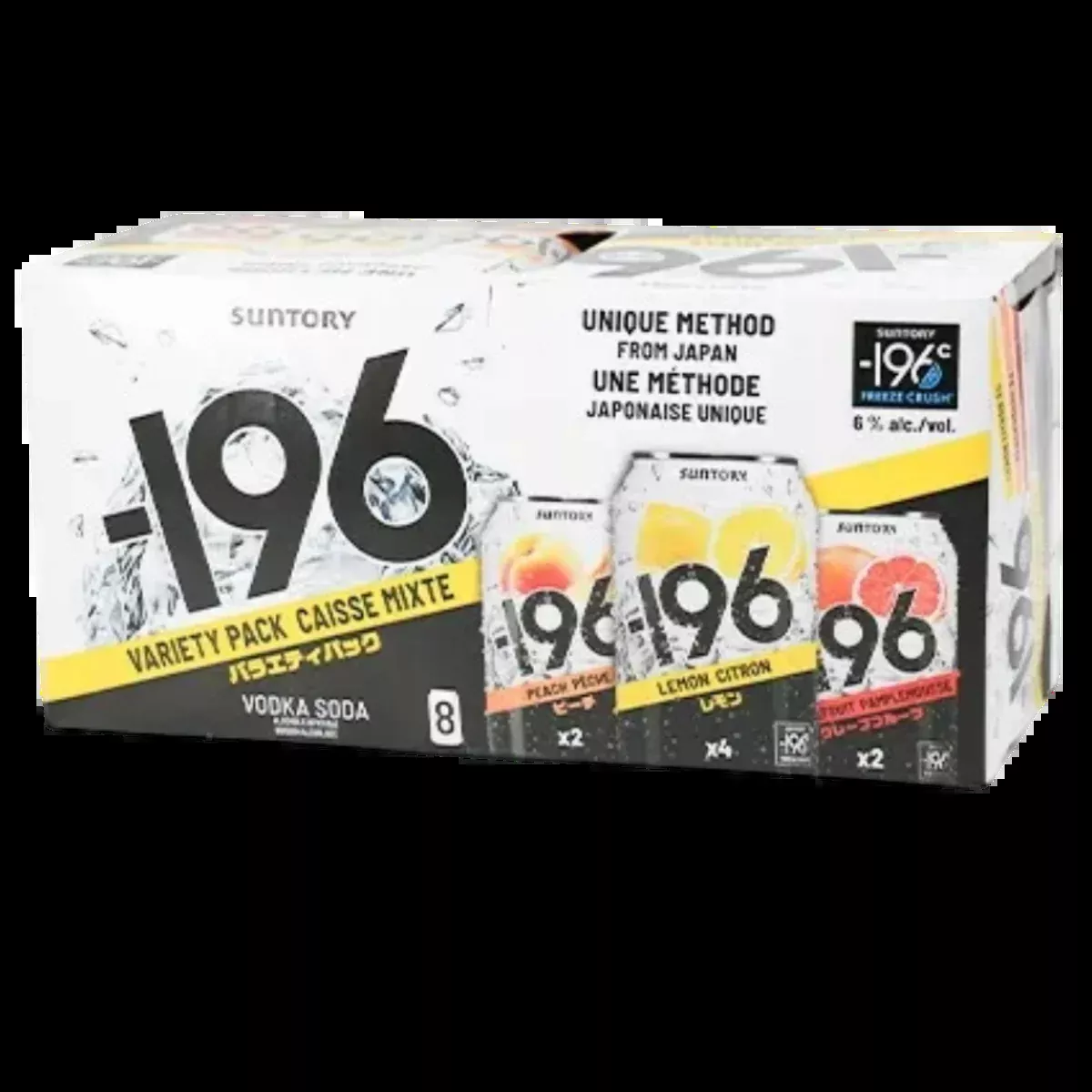 -196 Suntory Variety 8 Pack (3 flavors) 355 ML