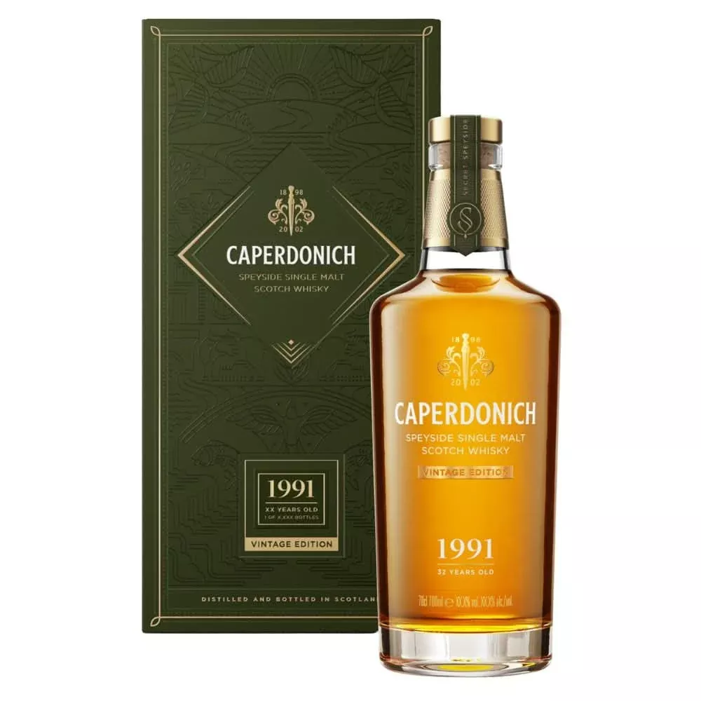 1991 Secret Speyside Caperdonich Vintage Edition 32 Year Old Single Malt Scotch Whisky 700ml