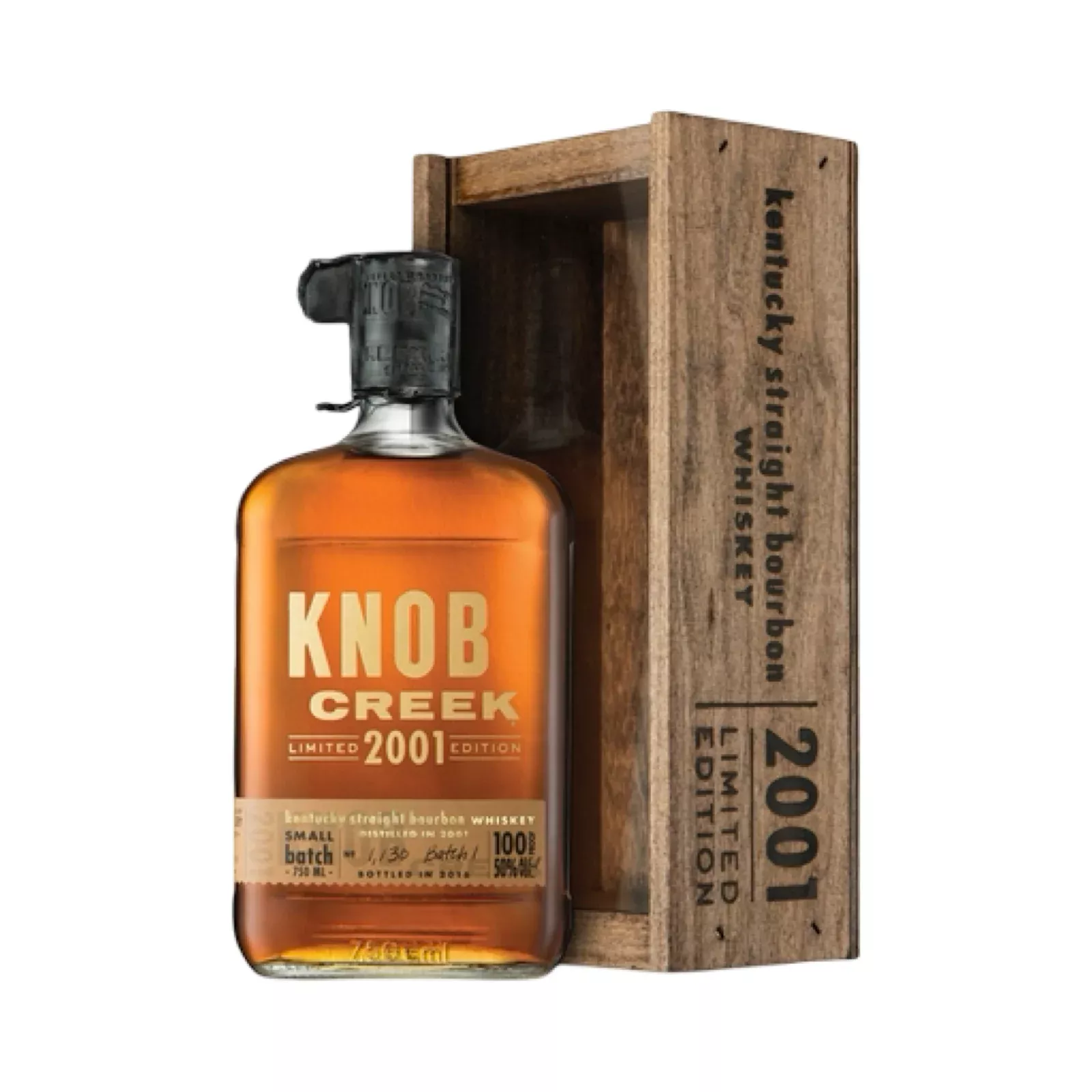 2001 Knob Creek Small Batch 2001 Limited Edition Straight Bourbon Whiskey 750ml