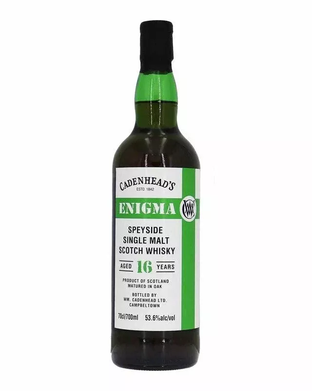 2008 Cadenhead's Enigma 16 Year Old Speyside Single Malt Scotch Whisky