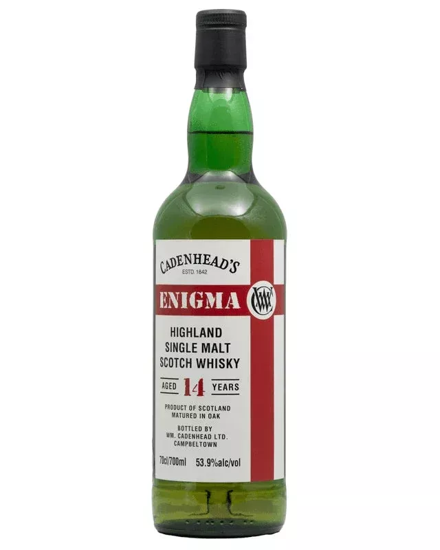 2009 Cadenhead's Enigma 14 Year Old Peated Highland Single Malt Scotch Whisky 700ml