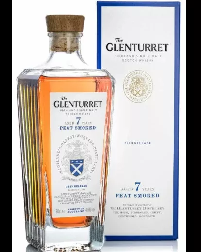 2023 Glenturret Peat Smoked 7 Year Old Single Malt Scotch Whisky 750ml