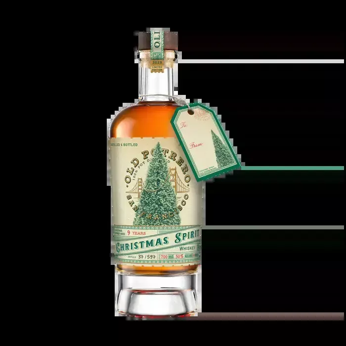 2025 Old Potrero Christmas Spirit 9 Year Old Limited Edition Whiskey 700ml