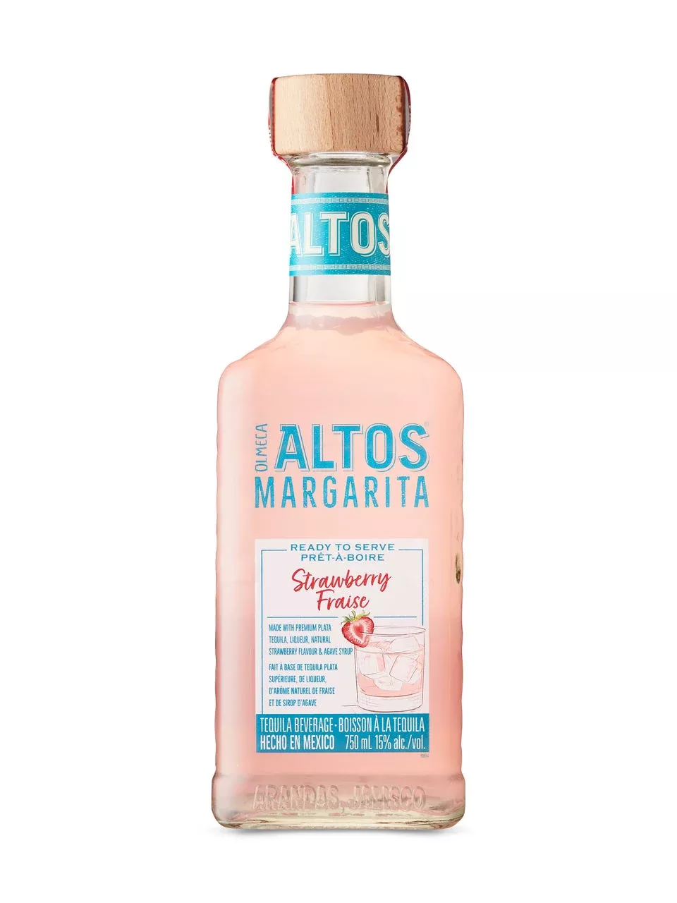 Altos Strawberry Margarita Cocktail 750ml
