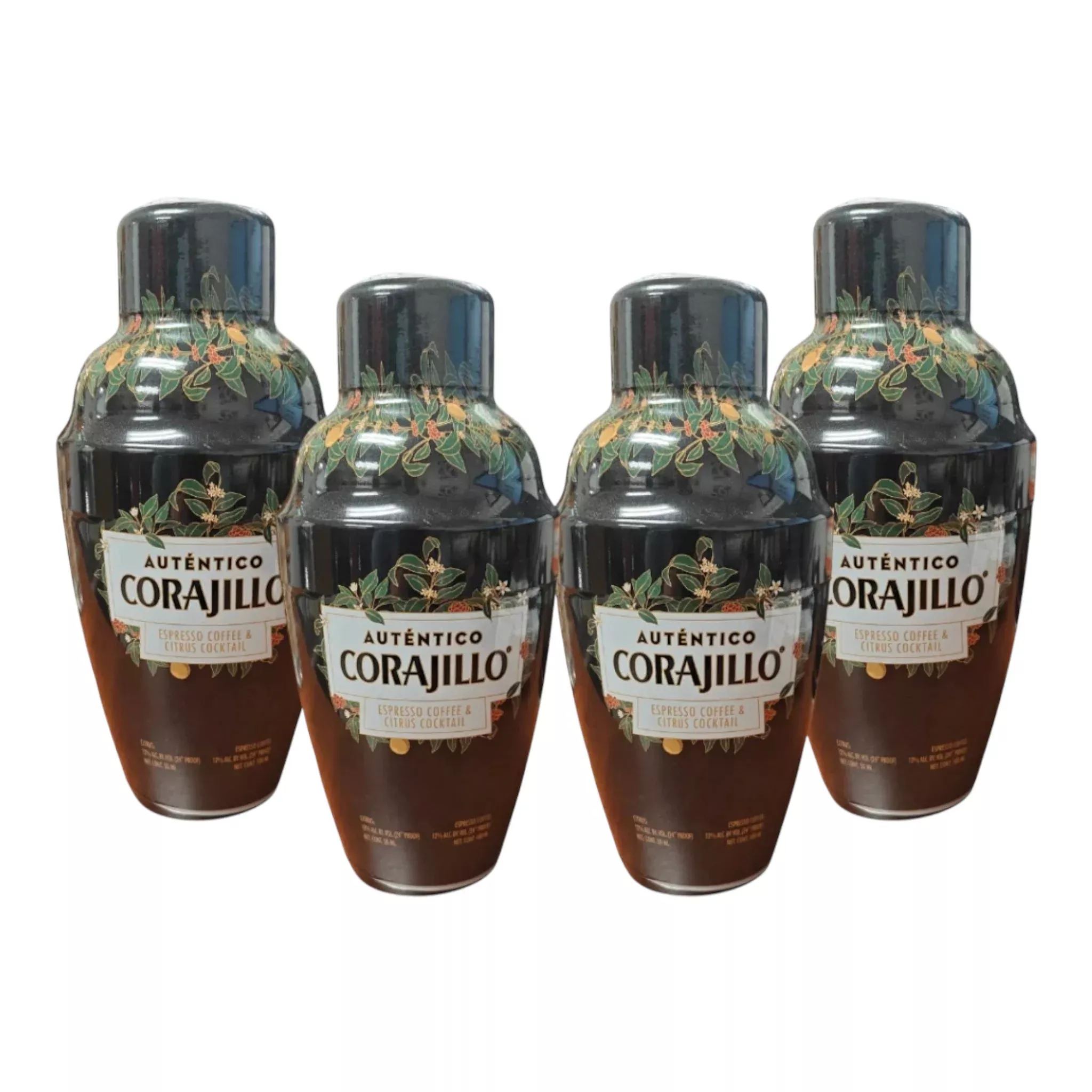 Autentico Corajillo Espresso Coffee & Citrus Cocktail 150ml 4-Pack