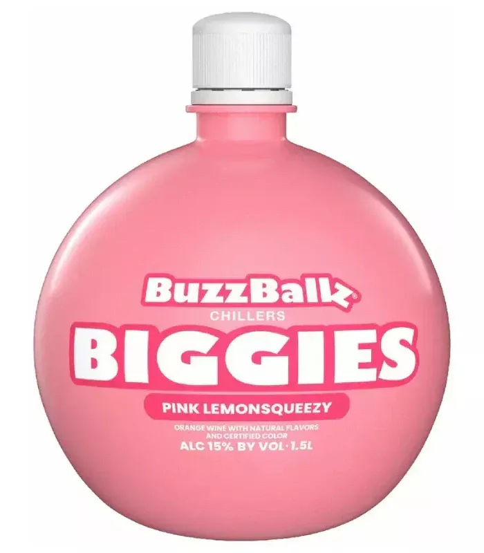 Buzz Ballz Biggies Pink Lemonsqueezy Pre Mixed Cocktails 1.75Lt