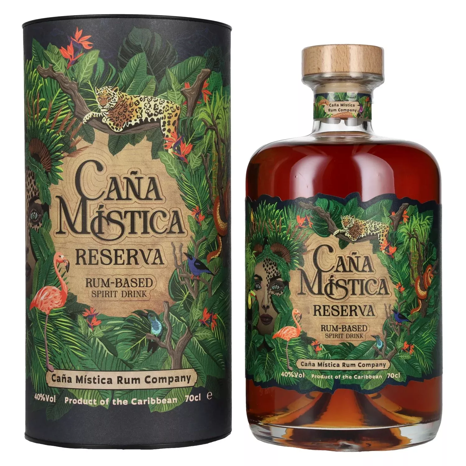 Cana Mistica Reserva Rum-Based Spirit Drink 40% Vol. 0,7l in Giftbox