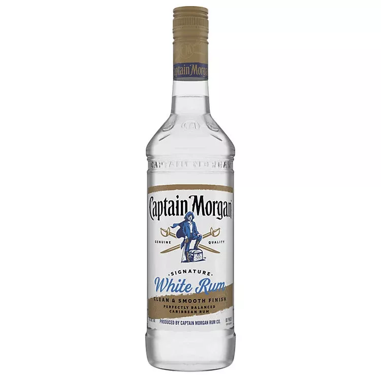 Captain Morgan Light Rum Signature White Caribbean Rum 80 1 L