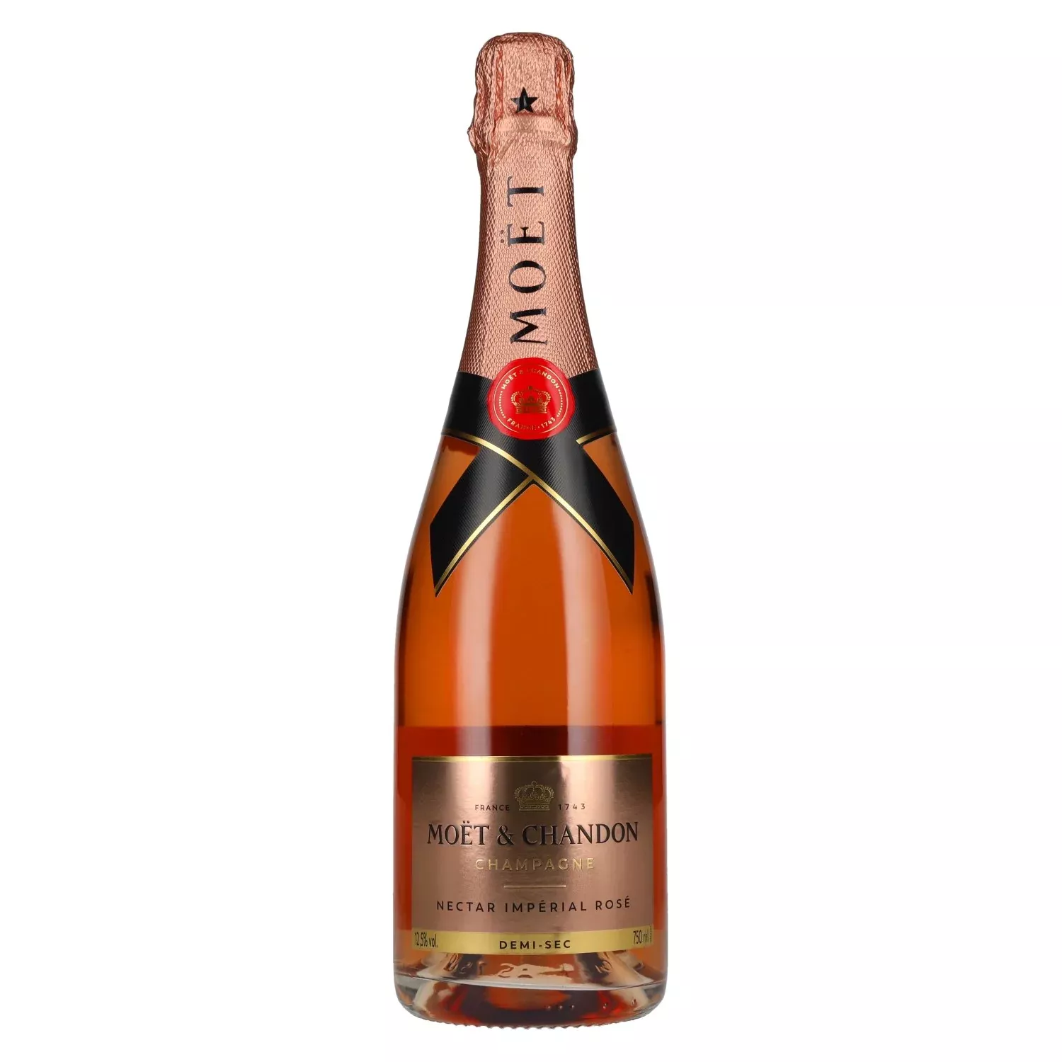 Moet & Chandon Champagne NECTAR IMPERIAL ROSE Demi-Sec 12,5% Vol. 0,75l