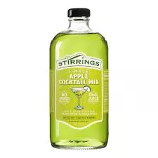 Stirrings Apple Cocktail Mix 750ml Bundle 2-Pack