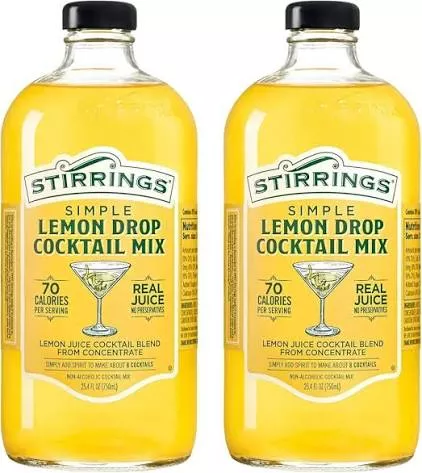 Stirrings Simple Lemon Drop Martini Mix 750ml Bundle 2-Pack