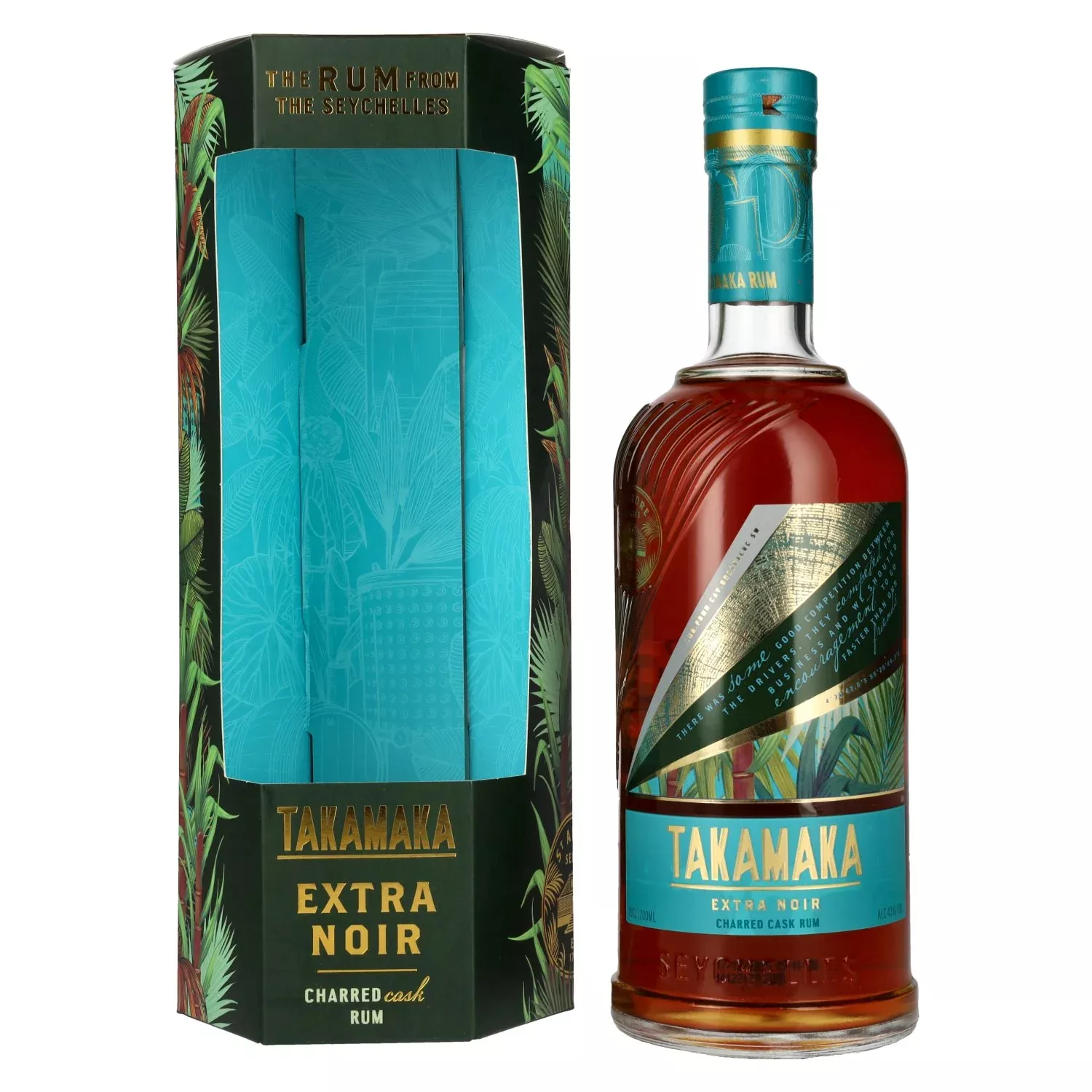 Takamaka EXTRA NOIR Rum 43% Vol. 0,7l in Giftbox