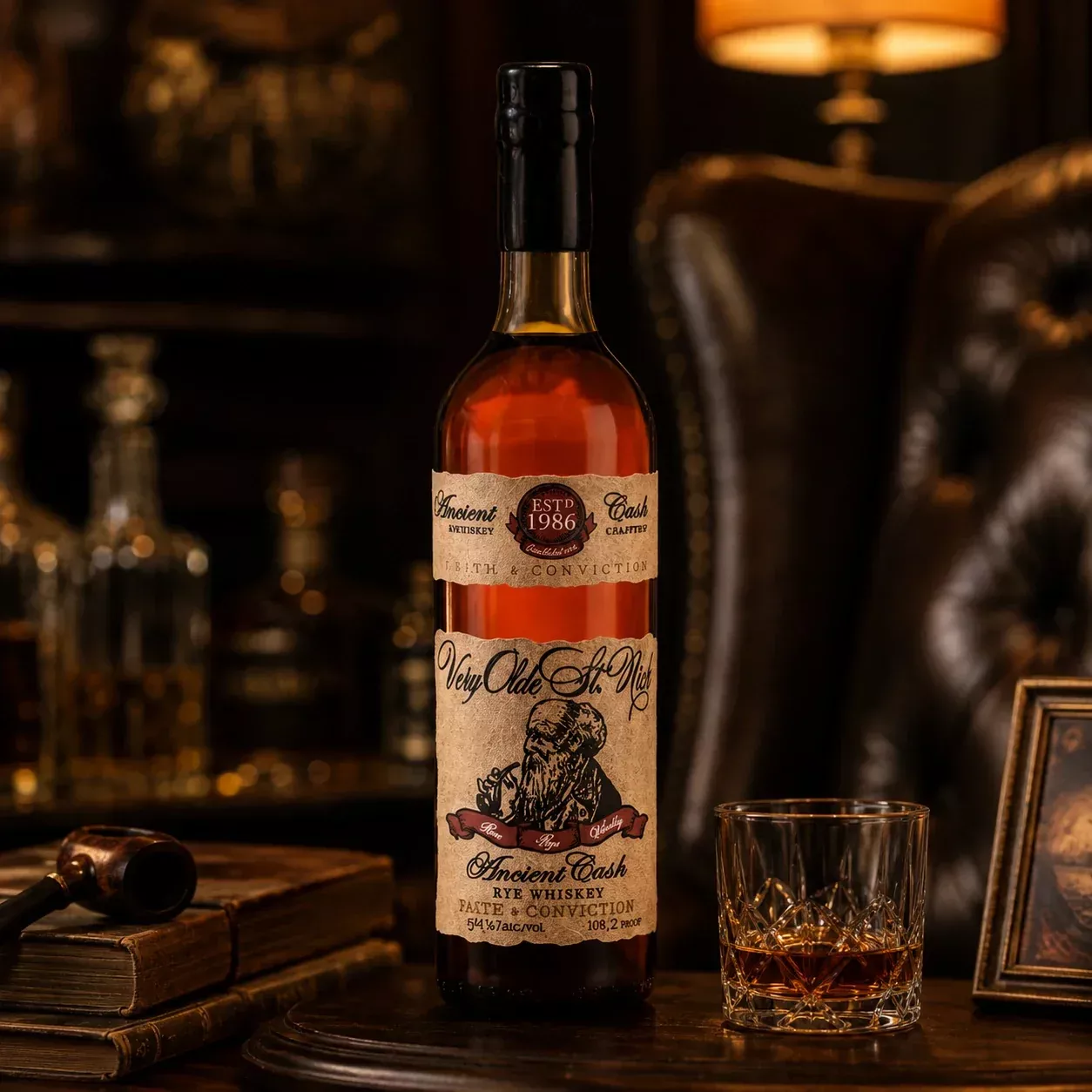 Very Olde St. Nick Ancient Cask Faith & Conviction Rye Whiskey 750ml