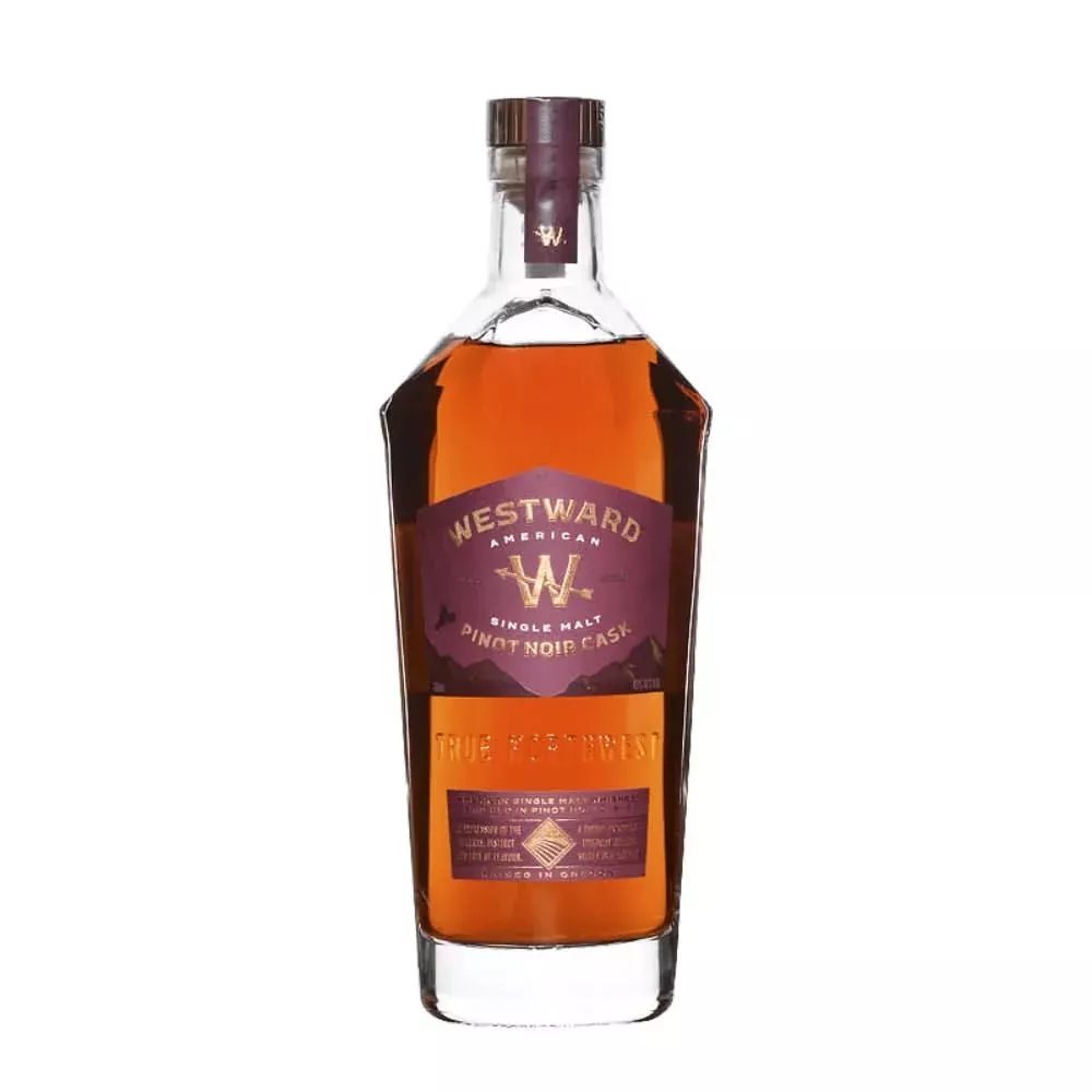 Westward Oregon Pinot Noir Cask American Single Malt Whiskey 750ml