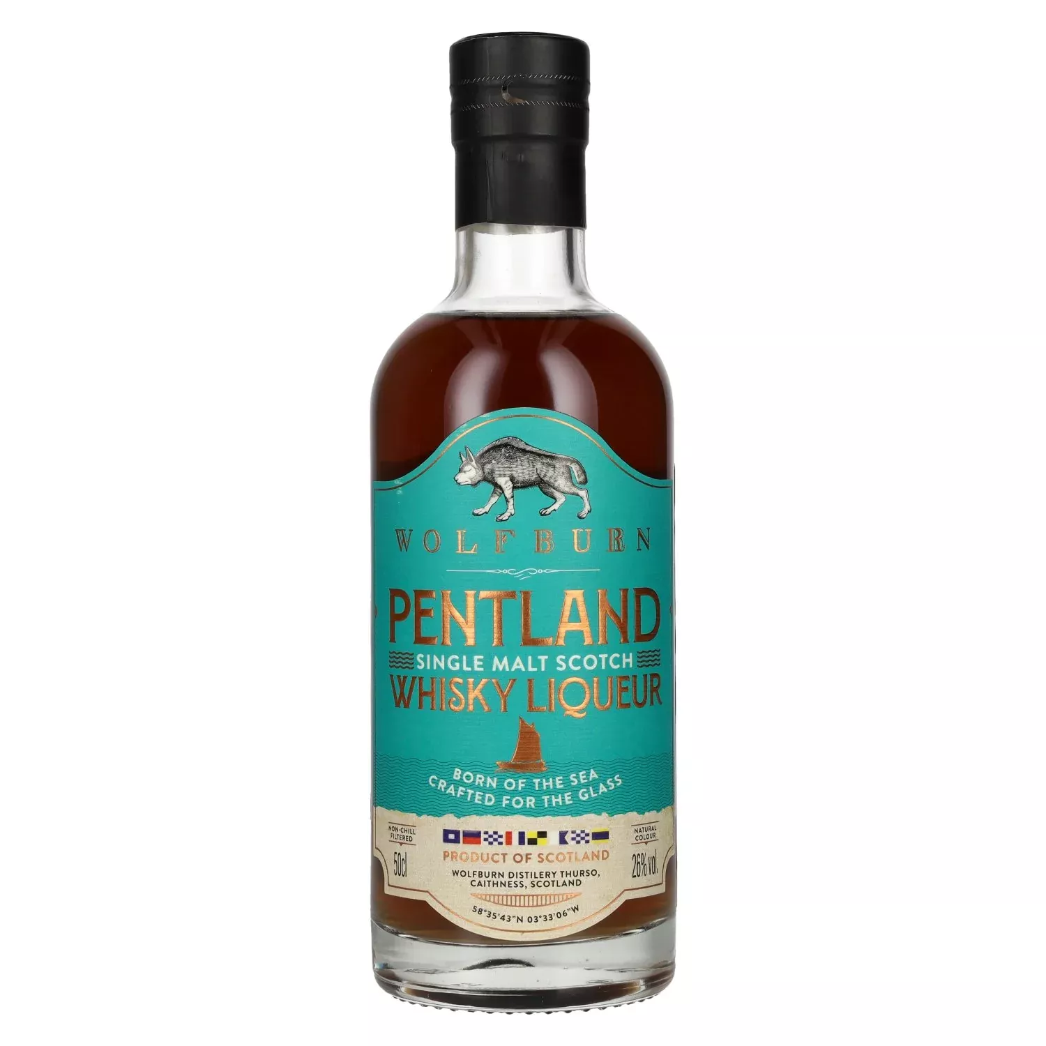 Wolfburn PENTLAND Single Malt Scotch Whisky Liqueur 26% Vol. 0,5l
