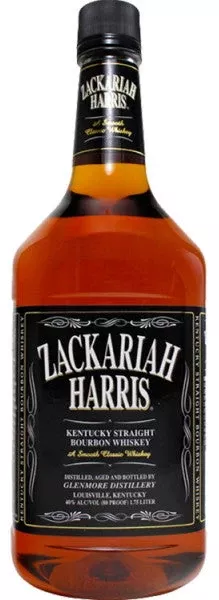 Zackariah Harris Kentucky Straight Bourbon Whiskey 1.75Lt